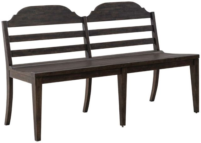 Liberty Furniture Paradise Valley 6-Piece Saddle BrownTobacco Trestle Dining Set-3