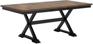 Signature Design by Ashley® Wildenauer Brown Dining Table with Black Base