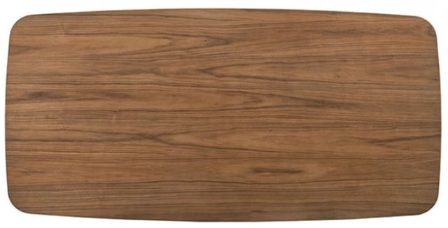Furniture of America® Alnwick Walnut/Beige Dining Table-3