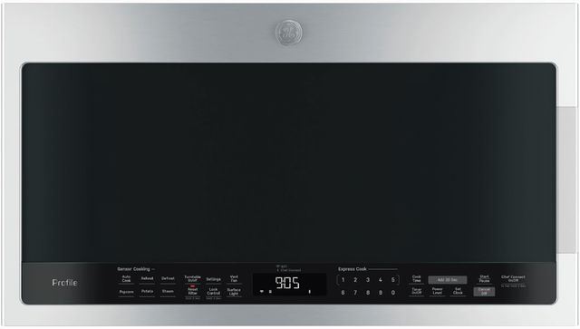 GE Profile™ 2.1 Cu. Ft. Stainless Steel Over The Range Microwave-0