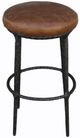 Nest Home Collections Mateo Black/Brown Counter Stool-0