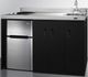 Summit® 54" Black and Stainless Steel All-In-One Kitchenette-2