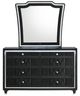 Coaster® Lorient Black Dresser and Mirror-3