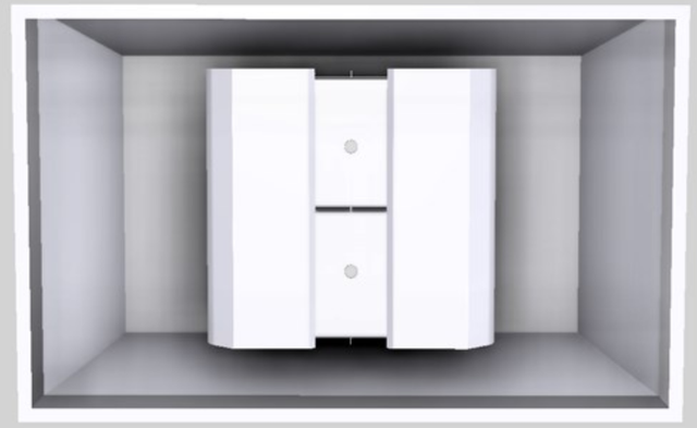 Vent-A-Hood® Designer Series 48" White Island Range Hood-2