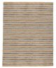 A & B Home Blue/Brown 8'x10' Rug with Shuttle Weave Durrie-0