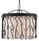 Currey & Company Marginalia Old Iron Pendant-0