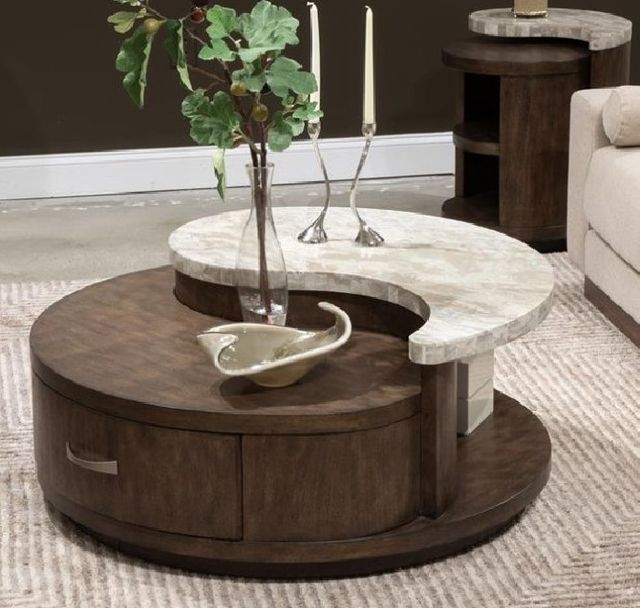Magnussen Home® McPherson Burnt Umber Nesting End Table-1
