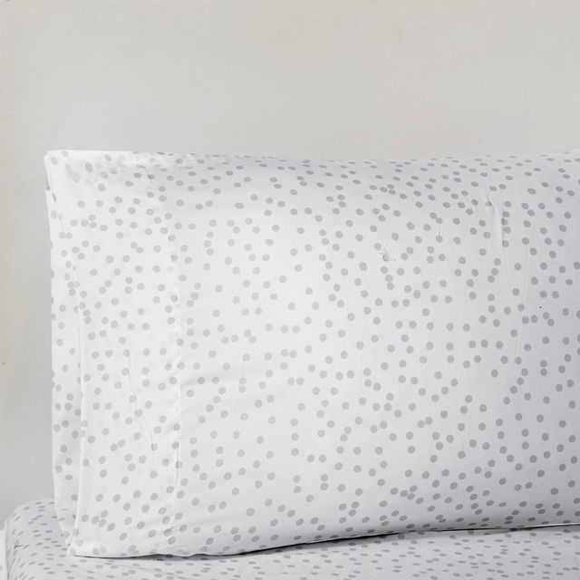 Olliix by Intelligent Design Lorna Gray Full Comforter and Sheet Set-4