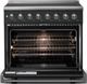 Viking® 5 Series 36" Antique Bronze Pro Style Induction Range with Polished Chrome Trim-1