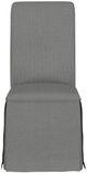 Coaster® Shawna Gray Upholstered Skirted Dining Chair-1