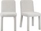 Moe's Home Collection Place 2-Piece Light Grey Dining Side Chair Set-4