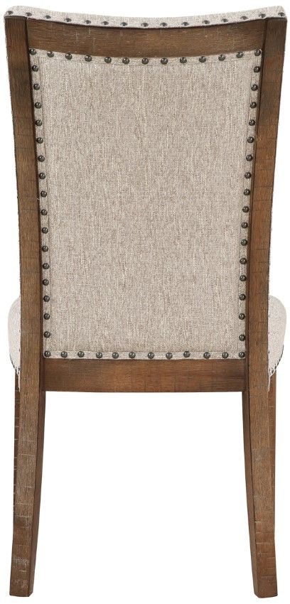 Steve Silver Co. Riverdale Oatmeal Upholstered Dining Side Chair-4