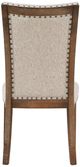 Steve Silver Co. Riverdale Oatmeal Upholstered Dining Side Chair-4