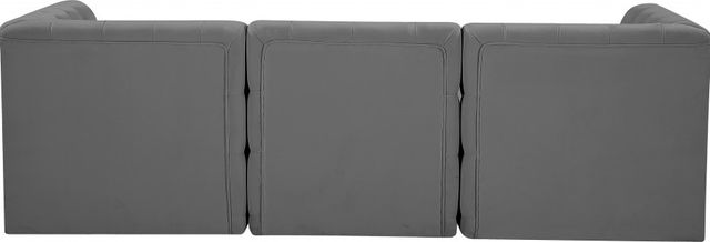 Meridian Furniture Tuft Grey Velvet 99" Modular Sofa-3