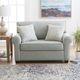 Best® Home Furnishings Customizable Shannon Chair and a Half with Memory Twin Sleeper and Dark Walnut Legs-2