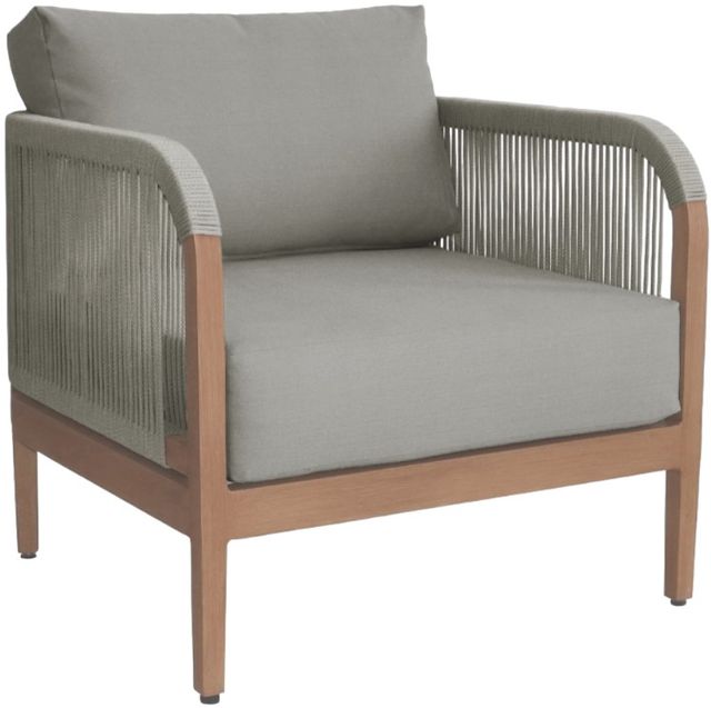 Meridian Furniture Maui Gray Fabric Outdoor Accent Chair-0