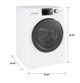 GE® 2.4 Cu. Ft. White Front Load Washer with Steam-0