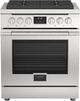 Fulgor Milano® Accento 400 Series 30" Stainless Steel Pro Style Dual Fuel Range-0