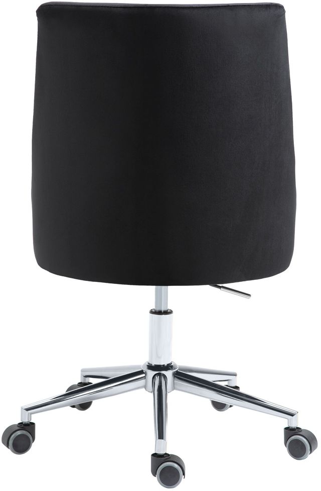 Meridian Furniture Karina Black Velvet Office Chair-1