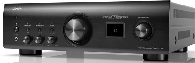 Denon® 2 Channel Black Integrated Amplifier-2