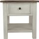 Signature Design by Ashley® Bolanburg Weathered Oak Rectangular End Table with Antique White Base -1
