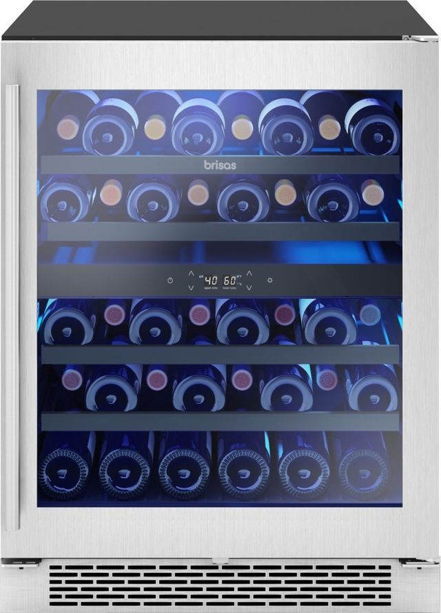 Zephyr Brisas 24" 4.8 Cu. Ft Stainless Steel Wine Cooler-2