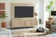 aspenhome® Maddox Biscotti 80" TV Console with Backer-1