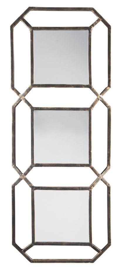 Signature Design by Ashley® Savane Antique Gold Accent Mirror-1