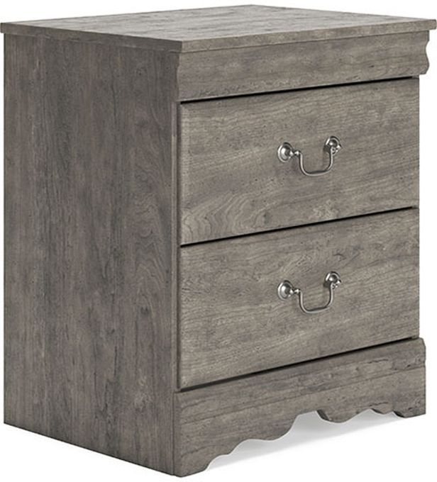 Signature Design by Ashley® Bayzor Warm Gray Vintage Nightstand-0