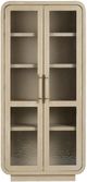 Crestview Collection Bristol Natural Curio Cabinet-2