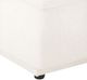 Moe's Home Collection Rosello White Ottoman-4