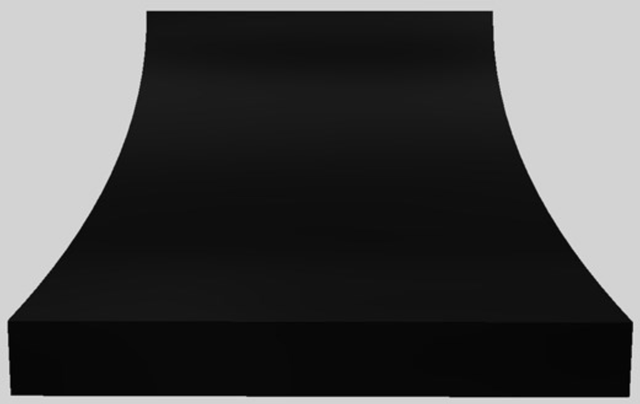 Vent-A-Hood® Designer Series 48" Black Wall Mounted Range Hood-0