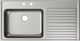 Elkay Lustertone® Classic Lustrous Satin 43" x 22" x 10" MR2-Hole Single Bowl Drop-In Sink with Left Drainboard-1