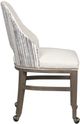Fairfield® Customizable Darien Dining Side Chair with 4-Casters-3