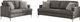 Signature Design by Ashley® Arcola 2-Piece Java Living Room Set-0