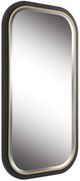 Uttermost® Nevaeh Black/Gold Curved Mirror-3