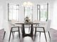 Canadel Customizable Modern Pecan Washed Round MK Pedestal Dining Table-1