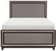 Mazin Furniture Grant Gray Queen Bed-0