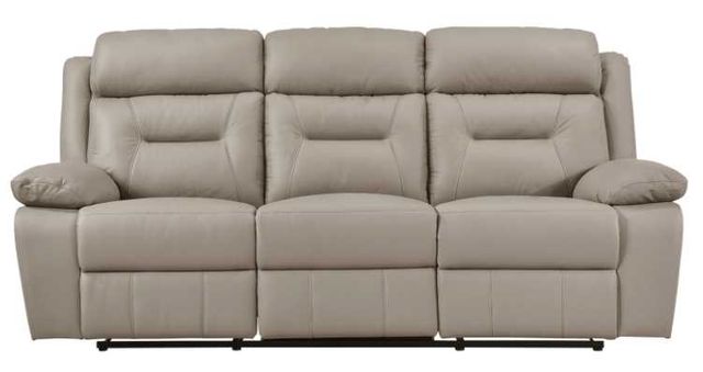 Homelegance® Laconia Latte Double Manual Reclining Sofa-2