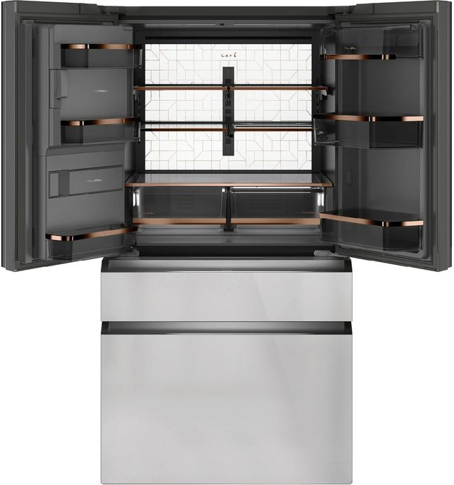 Café™ 36" 27.6 Cu. Ft. ENERGY STAR® Platinum 4-Door French Door Refrigerator-1