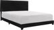 Crown Mark Erin Black Full Upholstered Panel Bed-0