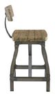Olliix by Ink+Ivy Lancaster Oak and Silver Counter Stool-1