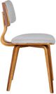 Armen Living Jaguar Gray/Walnut Dining Side Chair-4