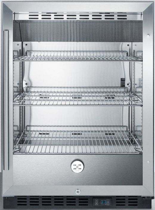 Summit® Commercial Series 5.0 Cu. Ft. Stainless Steel Beverage Center-1