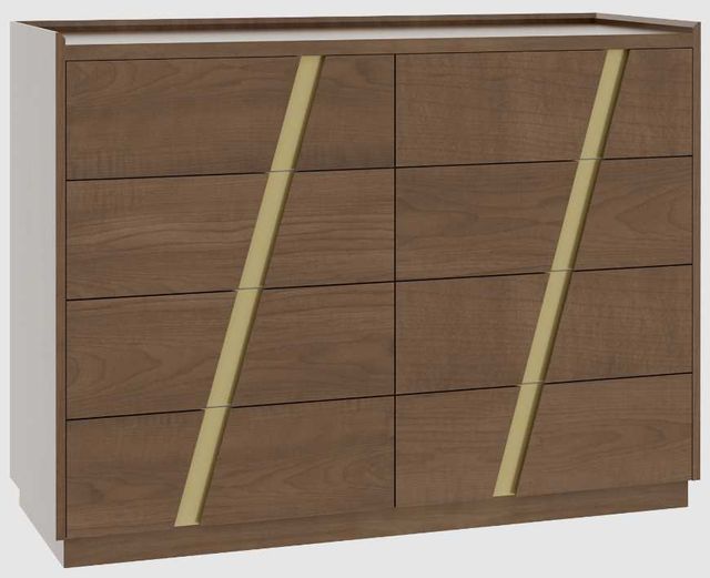 Country View Woodworking Verrado 55" Plinth Base 8-Drawer Dresser-0