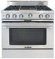 Capital Cooking™ Classic Chef 36" Stainless Steel Open Burner Pro Style Gas Range with Grill-0