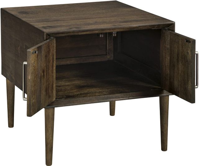 Signature Design by Ashley® Kisper Dark Brown End Table-2