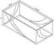 Coaster® Lille 3-Piece Tempered Glass Top Occasional Table with Chrome Base Set-3