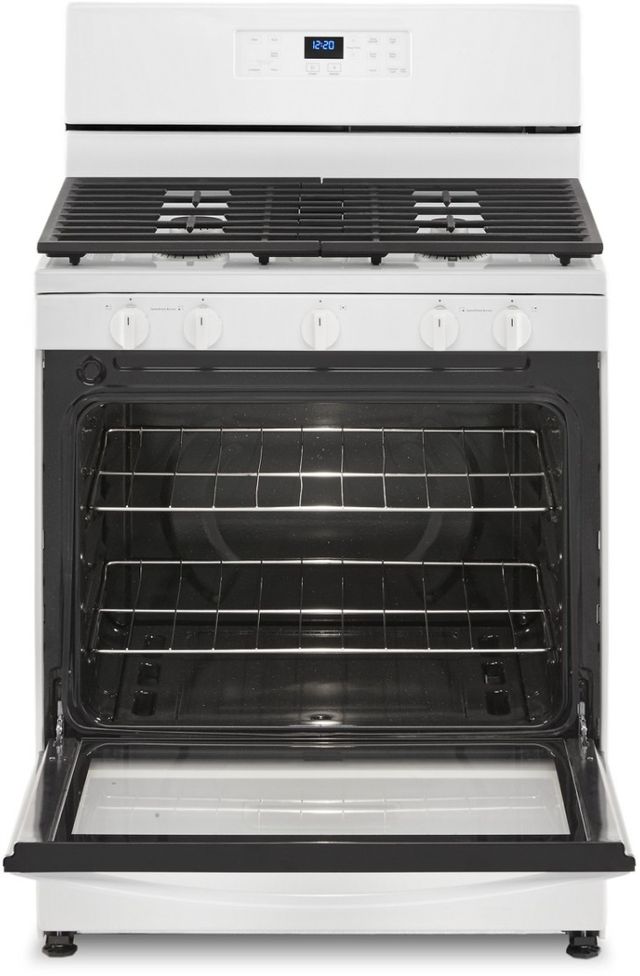 Whirlpool® 30" White Freestanding Gas Range-1