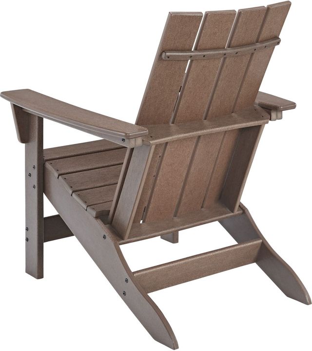Signature Design by Ashley® Emmeline Brown Polyethylene Outdoor Adirondack  Chair-3